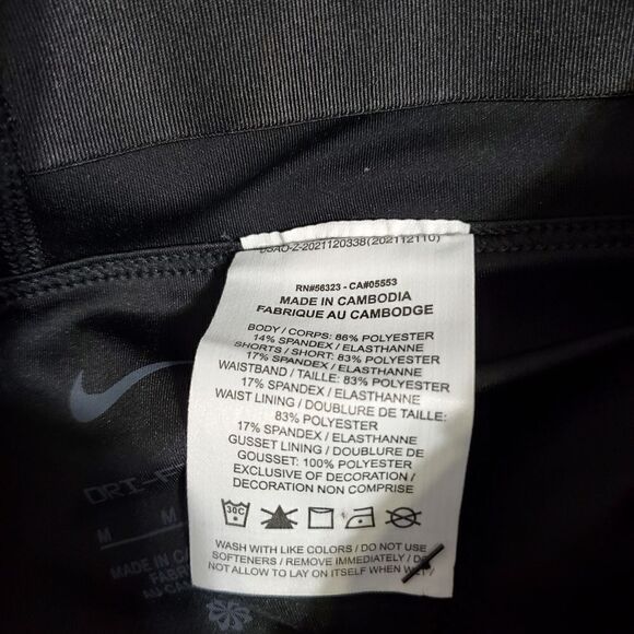 Nike Womens Sz Medium Dri-Fit Club Golf Skirt DD3735-010 Black NWT - Picture 11 of 11